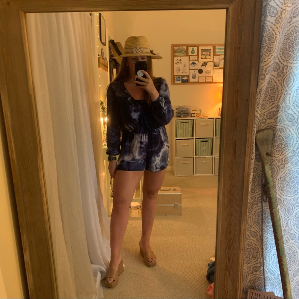 Tie dyed romper